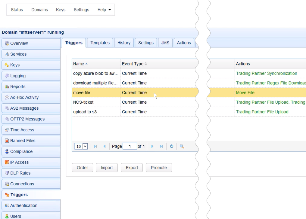 automate sftp transfer